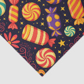 ファンキー不気味CandyとJack-o'-Lanternsハロウィン 薄葉紙 (詳細)