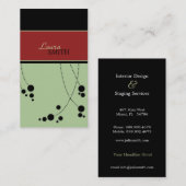 ファンキー名刺のドット 名刺 (正面/裏面)