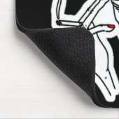 ファンキー喫煙エイリアンと赤爪、 ネイル マウスパッド (コーナー)