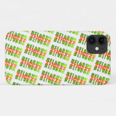 ファンキー国旗の色ベラルーシБеларусь iPhone 11ケース Case-Mate iPhoneケース (裏面(横))