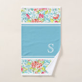 ファンキー夏の色絵を描(ばちゃばちゃ)跳ねるパタカスタムーン バスタオルセット (ハンドタオル)