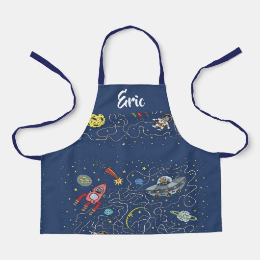 ファンキー宇宙猫 エプロン (正面)