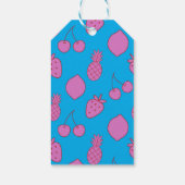 ファンキー実ポップ・アートの ギフトタグ (裏面)