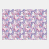 ファンキー幽霊ハカラフルロウィン ラッピングペーパーシート (正面)