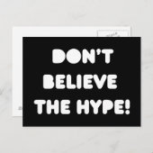 ファンキー引用文は誇大信じ葉書ではない ポストカード (正面/裏面)