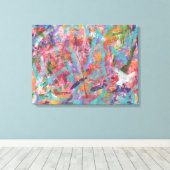 ファンキー抽象芸術アートキャンバス印刷 キャンバスプリント (インサイチュ (ウッドフロア))
