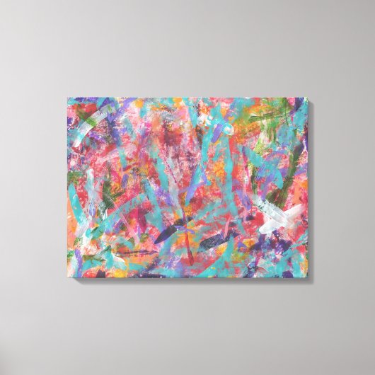 ファンキー抽象芸術アートキャンバス印刷 キャンバスプリント (正面)