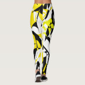 ファンキー抽象芸術アートジオメトリレギンス レギンス (裏面)