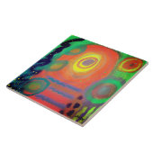 ファンキー抽象芸術ア絵画クリル タイル (側面)