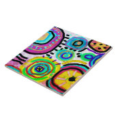 ファンキー抽象芸術デジ絵画タル タイル (側面)