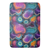 ファンキー抽象芸術パタカラフルーン浴室 バスマット (正面縦)