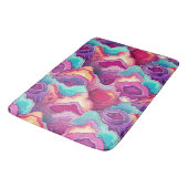 ファンキー抽象芸術パタカラフルーン浴室 バスマット (アングル)