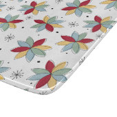 ファンキー抽象芸術花Mid Centuryモダン カッティングボード (角)