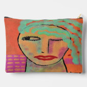 ファンキー抽象芸術 アクセサリーポーチ (裏面)