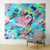 ファンキー抽象芸術 タペストリー (インサイチュ(横))