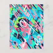 ファンキー抽象芸術 ポストカード (正面)