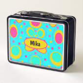 ファンキー抽象芸術 メタルランチボックス (裏面)