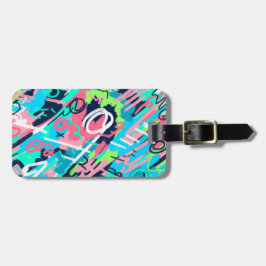 ファンキー抽象芸術 ラゲッジタグ