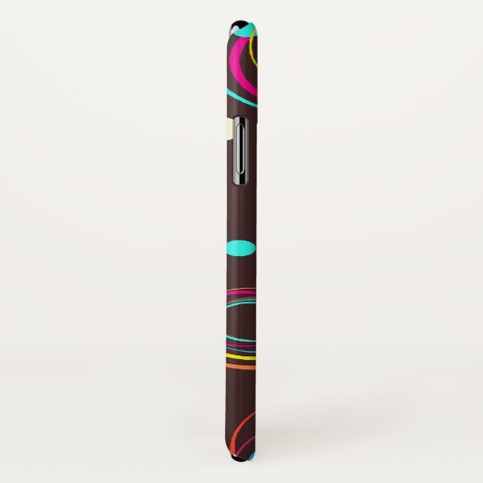 ファンキー数々のパターン(の模様が)ある電話ケース Case-Mate iPhoneケース (裏面/右)