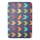 ファンキー数々の鶏 バスマット (正面縦)