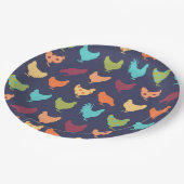 ファンキー数々の鶏 ペーパープレート (アングル)