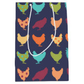 ファンキー数々の鶏 ミディアムペーパーバッグ (正面)