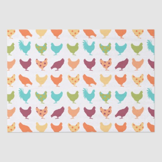 ファンキー数々の鶏 薄葉紙 (正面)