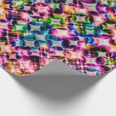 ファンキー星、カラフル ラッピングペーパー (角)