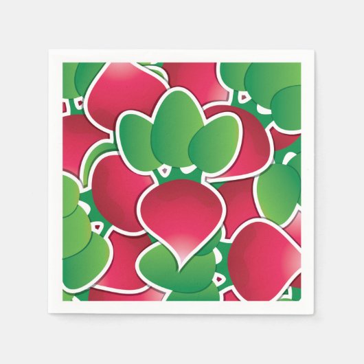 ファンキー根 スタンダードカクテルナプキン (正面)