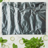 ファンキー灰色フェイクしわ模様4Amie キッチンタオル (折り畳み)