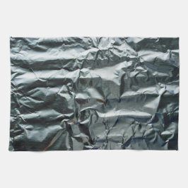 ファンキー灰色フェイクしわ模様4Amie キッチンタオル