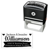 ファンキー結婚お洒落新郎新婦 セルフインキングスタンプ (インサイチュ)