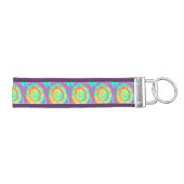 ファンキー絞り染め リストバンドキーホルダー (鍵右)