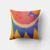 ファンキー絵画抽象芸術 クッション (裏面)