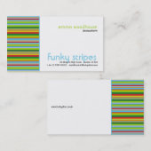 ファンキー縞で飾ります 名刺 (正面/裏面)