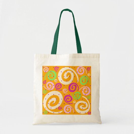 ファンキー背景、バッグ トートバッグ (正面)
