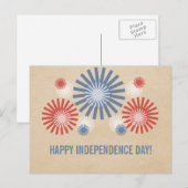 ファンキー花火7月4日 ポストカード (正面/裏面)