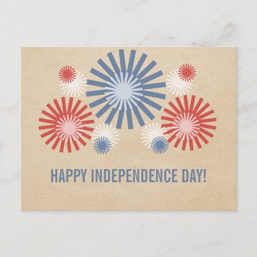 ファンキー花火7月4日 ポストカード (正面)