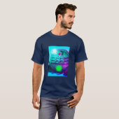 ファンキー青いヴォールトファッション Tシャツ (正面フル)