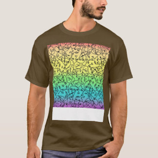 ファンキー顔オンRainbow 1 Tシャツ