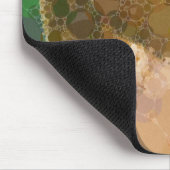 ファンキー馬の円が泡立つ芸術モダン マウスパッド (コーナー)