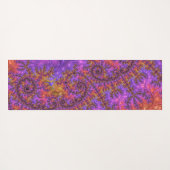 ファンキー鮮やかトリップ(幻覚体験)のようなカラフル螺旋 ヨガマット (裏面(横))