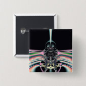 ファンキー鳥 缶バッジ (正面&裏面)