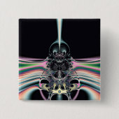 ファンキー鳥 缶バッジ (正面)