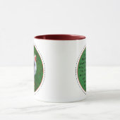 ファンキー鶏の付いた警告鶏 マグカップ (中央)