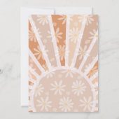 ファンキー７０年代　ファーストバースデー　ご招待 招待状 (裏面)