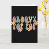 ファンキーＰＰニューおじいちゃん妊娠発表 カード (黄色い花)