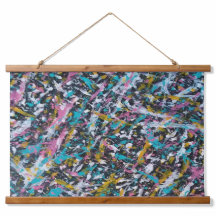 ファンキー（ばちゃばちゃ）跳ねるアートオンブラック