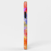 ファンキー アクア ブルー パープル ピンク オレンジ 抽象芸術 Case-Mate iPhoneケース (裏面/右)