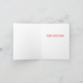 ファンキー アブストラクト スノーマン カード (内部)